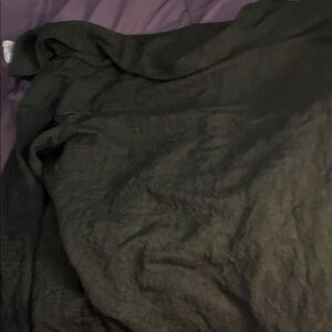 Black Lightweight Textured Sweater